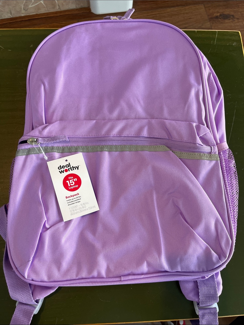 Solid Lavender Everyday Backpack